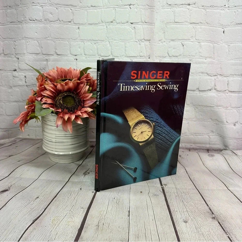 vintage singer timesaving sewing book 1987 seamstress tailor fashion design
